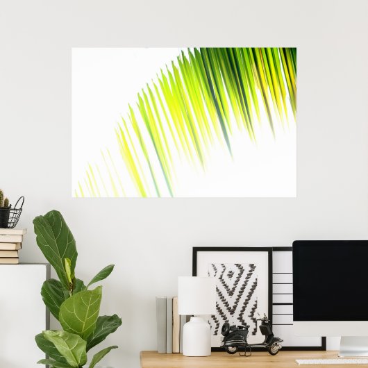 Palm Abstrakt (Poster) Poster (Heimbüro)