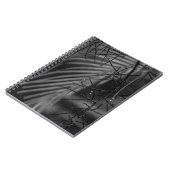 Palm and rain Spiral Photo Notebook Notizblock (Linke Seite)