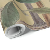 Palm Antique Tropical Frucht Botanische Kunst Geschenkpapier (Rolleneckpunkt)