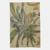 Palm Antique Tropical Frucht Botanische Kunst Geschirrtuch (Vertikal)