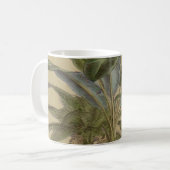 Palm Antique Tropical Frucht Botanische Kunst Kaffeetasse (Vorderseite Links)