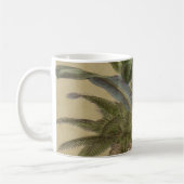 Palm Antique Tropical Frucht Botanische Kunst Kaffeetasse (Links)