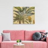 Palm Antique Tropical Frucht Botanische Kunst Leinwanddruck (Insitu (Wohnzimmer))
