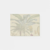 Palm Antique Tropical Frucht Botanische Kunst Post-it Klebezettel (Vorderseite)