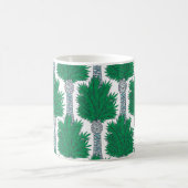 Palm Baum nahtloses Muster. Kaffeetasse (Mittel)