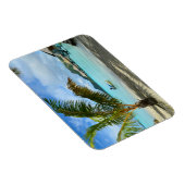 Palm-Baum und rechteckiger Resort-Magnet Magnet (Rechte Seite)