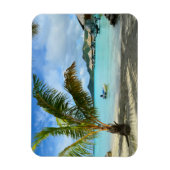 Palm-Baum und rechteckiger Resort-Magnet Magnet (Vertikal)