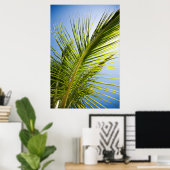 Palm-Baumposter/Leinwand Poster (Heimbüro)