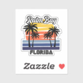 Palm Bay, Florida Aufkleber (Blatt)