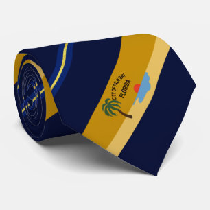 Palm Bay (Florida) Stadtflagge Neck Tie Krawatte