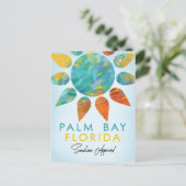 Palm Bay Florida Sunshine Postkarte (Stehend Vorderseite)