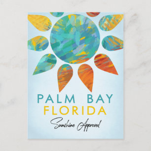 Palm Bay Florida Sunshine Postkarte