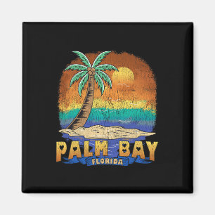 Palm Bay Florida Vintag Beunruhigtes Souvenir Magnet