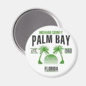 Palm Bay Magnet (Vorderseite/Rückseite)