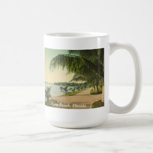 Palm Beach 1898 Vintage Florida-Szene Kaffeetasse