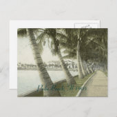 Palm Beach 1905 Postkarte (Vorne/Hinten)