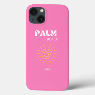 Palm Beach, Art der Reise, Preppy, Pink Case-Mate iPhone Hülle