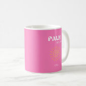 Palm Beach, Art der Reise, Preppy, Pink Kaffeetasse (VorderseiteRechts)