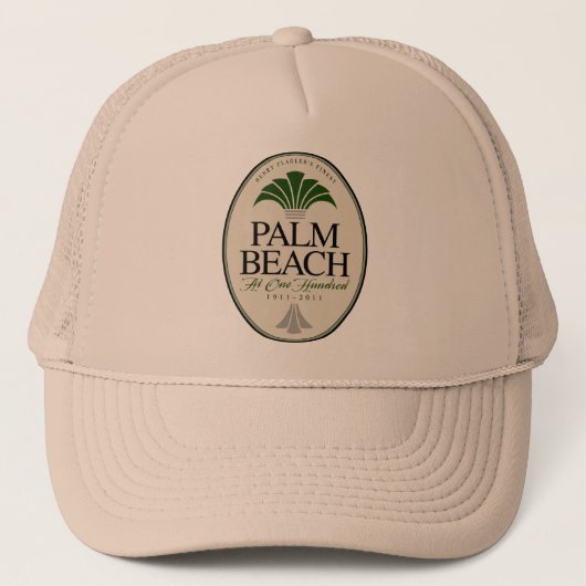 Palm Beach bei 100 Truckerkappe (Vorderseite)