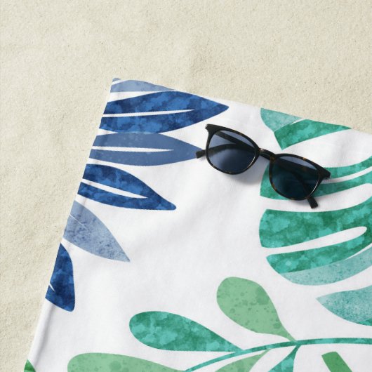 Palm Beach Blue Beach Handtuch (Beispiel)