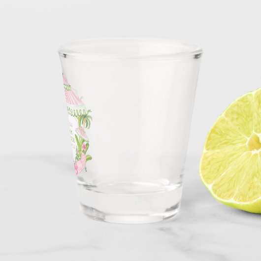 Palm Beach Cabana Bach Club | Bachelorette Schnapsglas (Rechts)