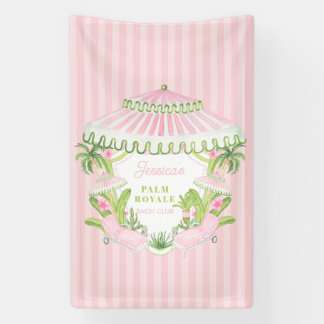 Palm Beach Cabana Bach Club | Junggesellinnenabsch Banner