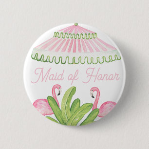 Palm Beach Cabana Bach Club   Maid of Honor Button