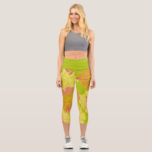 Palm Beach Capri Leggings (Vorderseite)