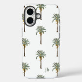 Palm Beach Chic Resort Stilvolles Monogramm Case-Mate iPhone Hülle (Rückseite)