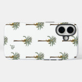 Palm Beach Chic Resort Stilvolles Monogramm Case-Mate iPhone Hülle (Rückseite (Horizontal))
