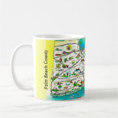 Palm Beach County Karte Tasse (Links)