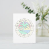 Palm Beach County Postkarte (Stehend Vorderseite)