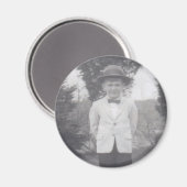 PALM BEACH DANDY-Magnet (rund) Magnet (Vorderseite/Rückseite)