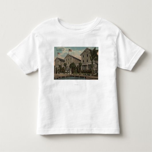 Palm Beach, FL - Außenansicht des Palm Beach Kleinkind T-shirt (Vorderseite)