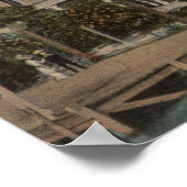 Palm Beach, FL - Außenansicht Palm Beach Poster (Ecke)