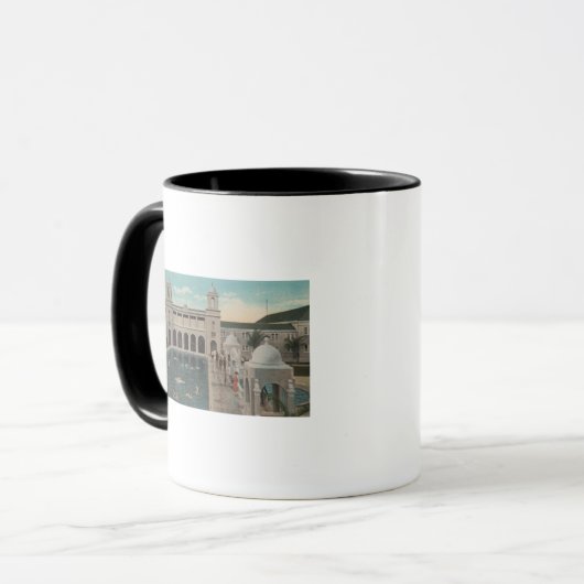 Palm Beach, FL - Außenansicht Pool & Casino Tasse (Vorderseite Links)
