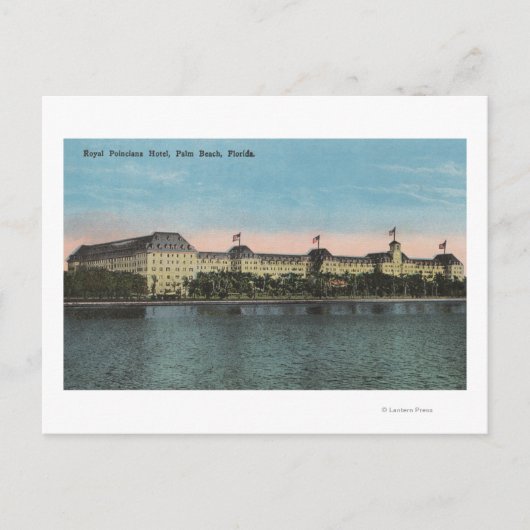 Palm Beach, FL - Ext.View Royal Poinciana Postkarte (Vorderseite)