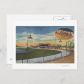 Palm Beach, FL - Kennel Club, Dog Racing Track Postkarte (Vorne/Hinten)