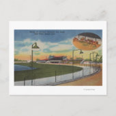 Palm Beach, FL - Kennel Club, Dog Racing Track Postkarte (Vorderseite)