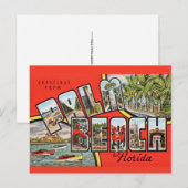 Palm Beach FL Postkarte (Vorne/Hinten)