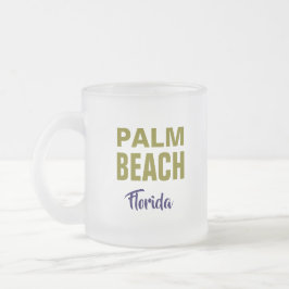 Palm Beach Florida Coffee Mug Mattglastasse