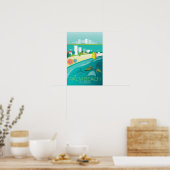 Palm Beach, Florida Druck Poster (Küche)