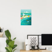 Palm Beach, Florida Druck Poster (Heimbüro)