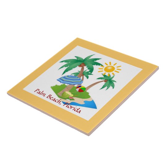 Palm Beach, Florida Fliese (Seite)