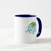 Palm Beach Florida Kaffeetasse (VorderseiteRechts)