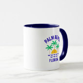 Palm Beach Florida Kaffeetasse (VorderseiteRechts)