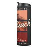 Palm Beach Florida Paradise Thermosbecher (Nach rechts gedreht)