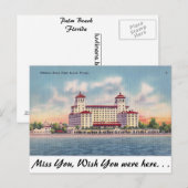 Palm Beach, Florida Postkarte (Vorne/Hinten)