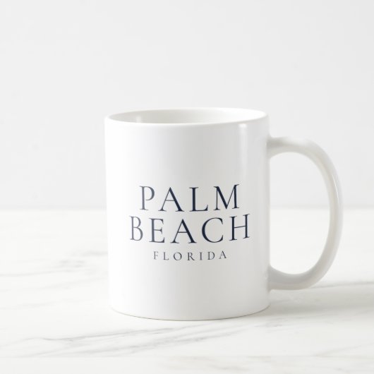 Palm Beach Florida Preppy Küstenstil Kaffeetasse (Rechts)