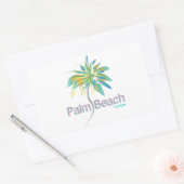 Palm Beach, Florida Rechteckiger Aufkleber (Umschlag)
